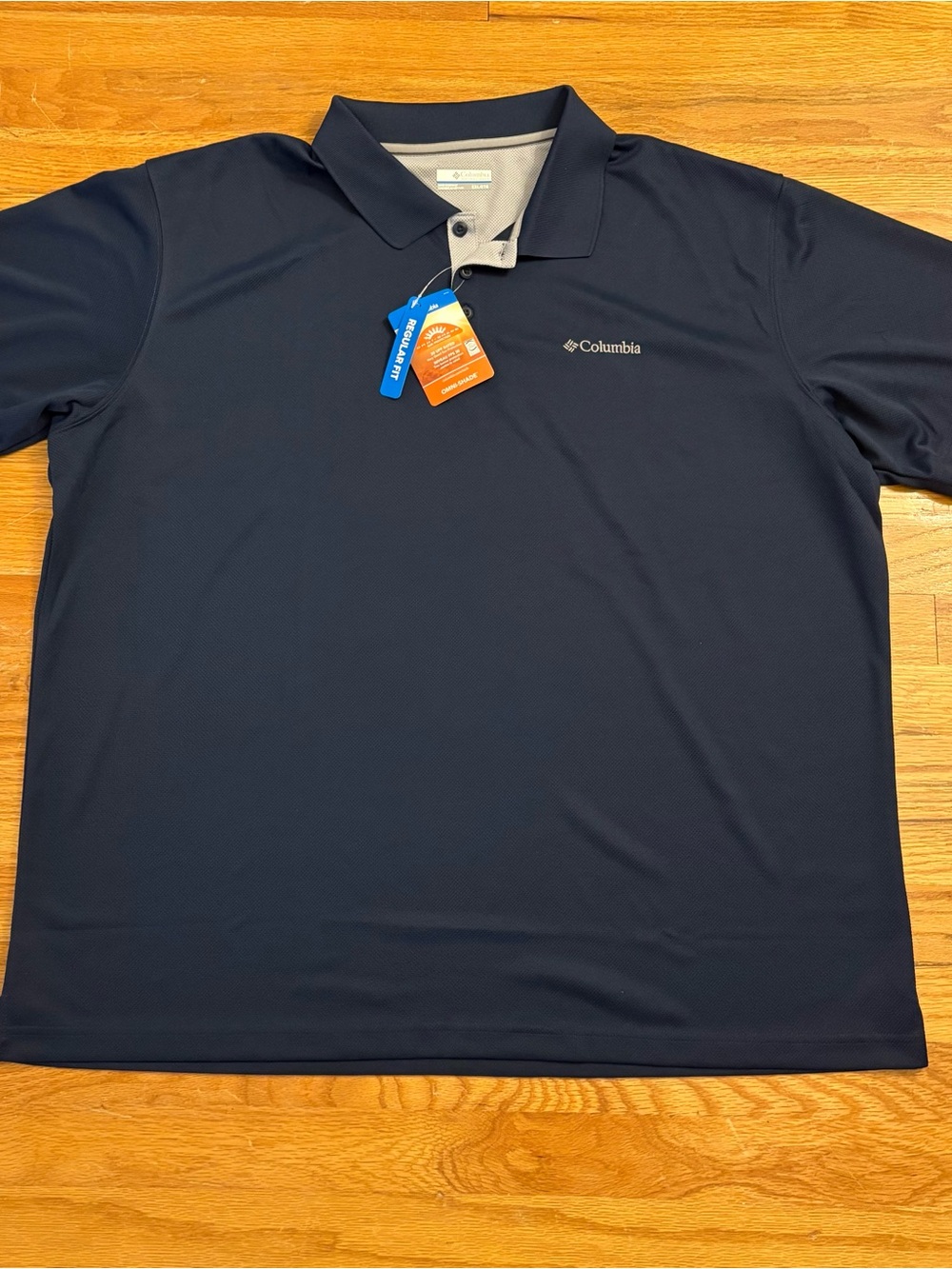 Columbia Omni-Shade Performance Polo Shirt – Navy Blue – Men’s XXL – NWT